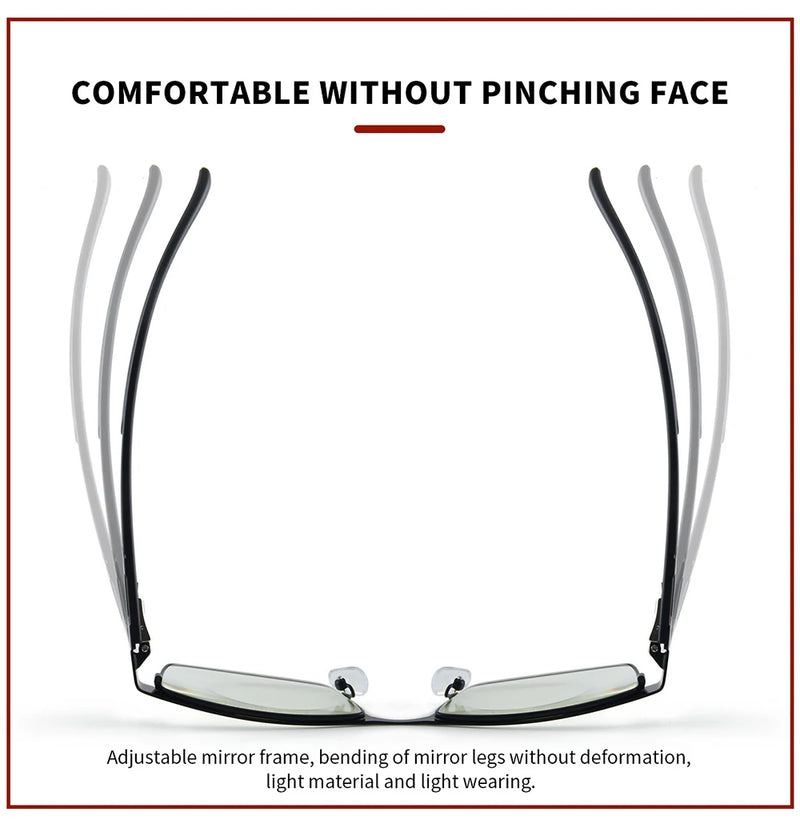 Óculos Inteligente Bifocal Anti-Luz Azul – Ajuste Automático de Grau, Proteção para Telas