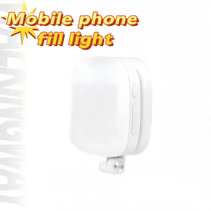 Luz selfie magnética - 360° - com espelho